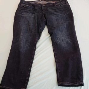 KUT CLARK Plus Size Boyfriend Jeans Dark Wash